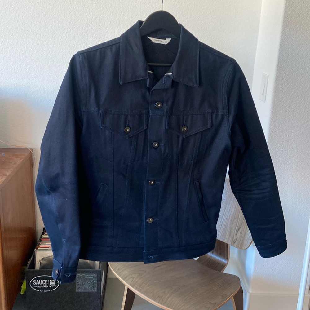 3sixteen - Men’s Raw Denim Jacket - Medium